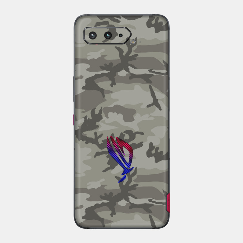 Dessert Camo Glass Back