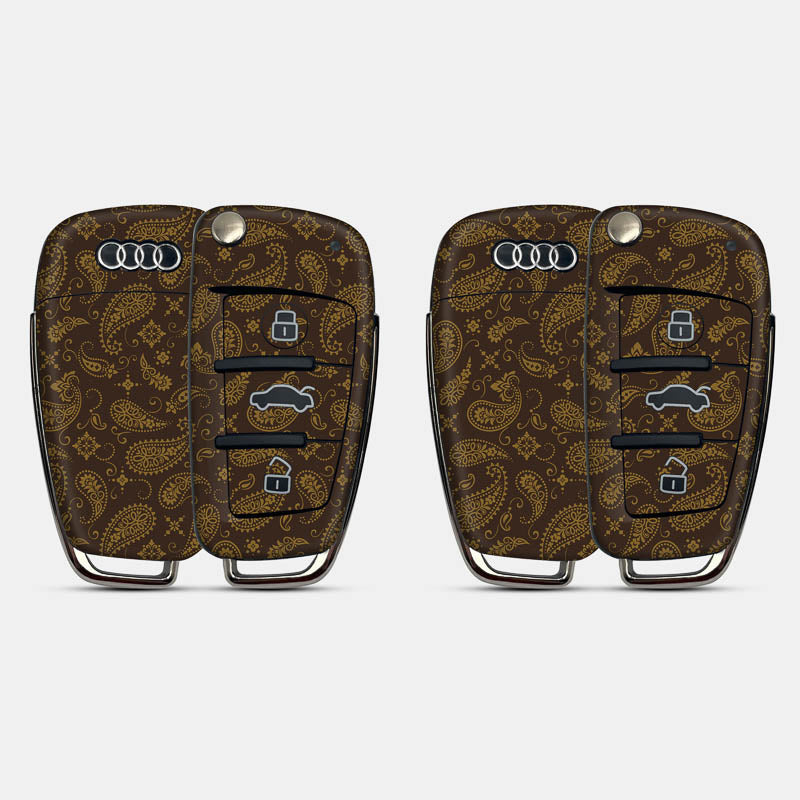 Brown Paisley Key-1 + Key-2