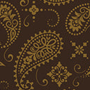 Brown Paisley