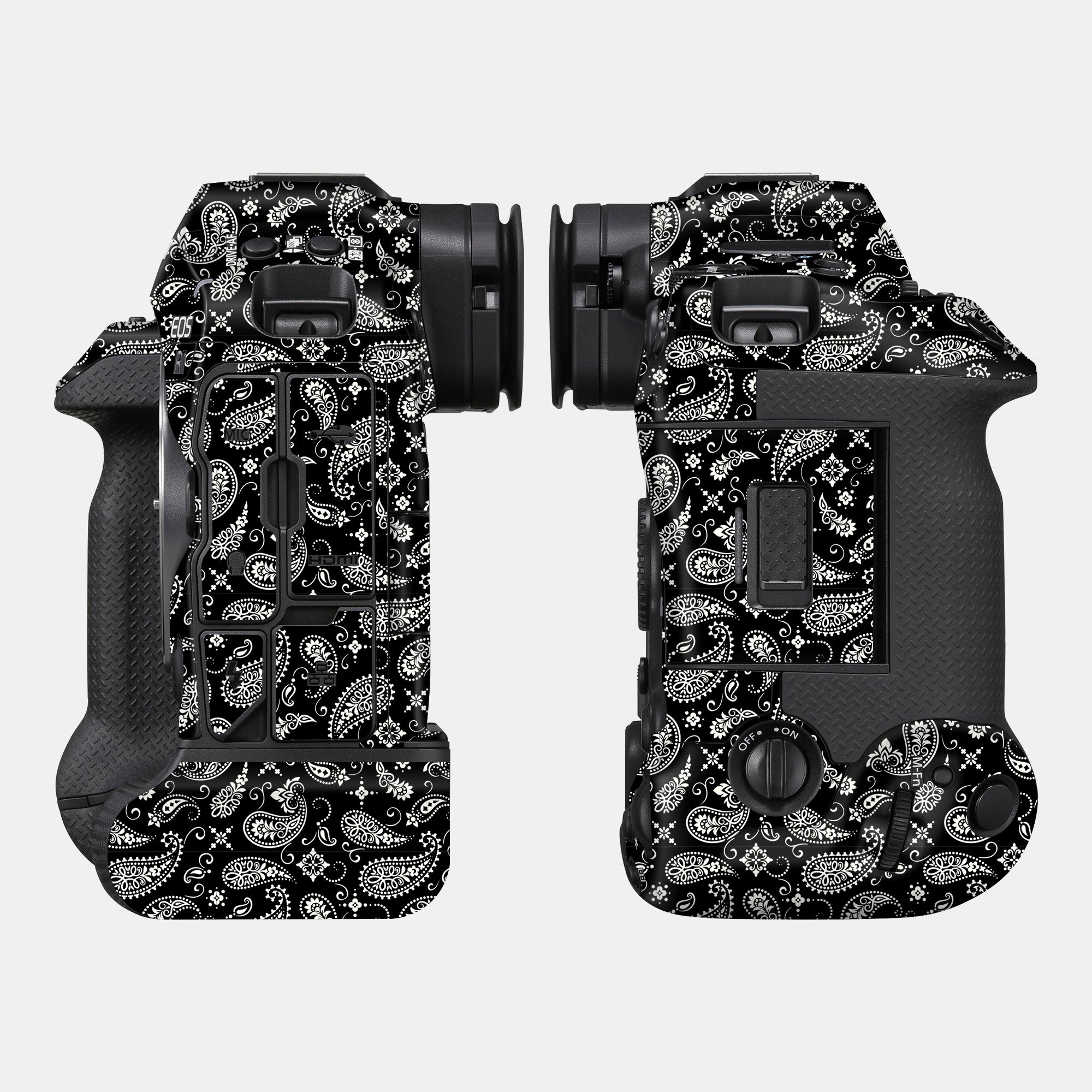 Black Paisley Full Body