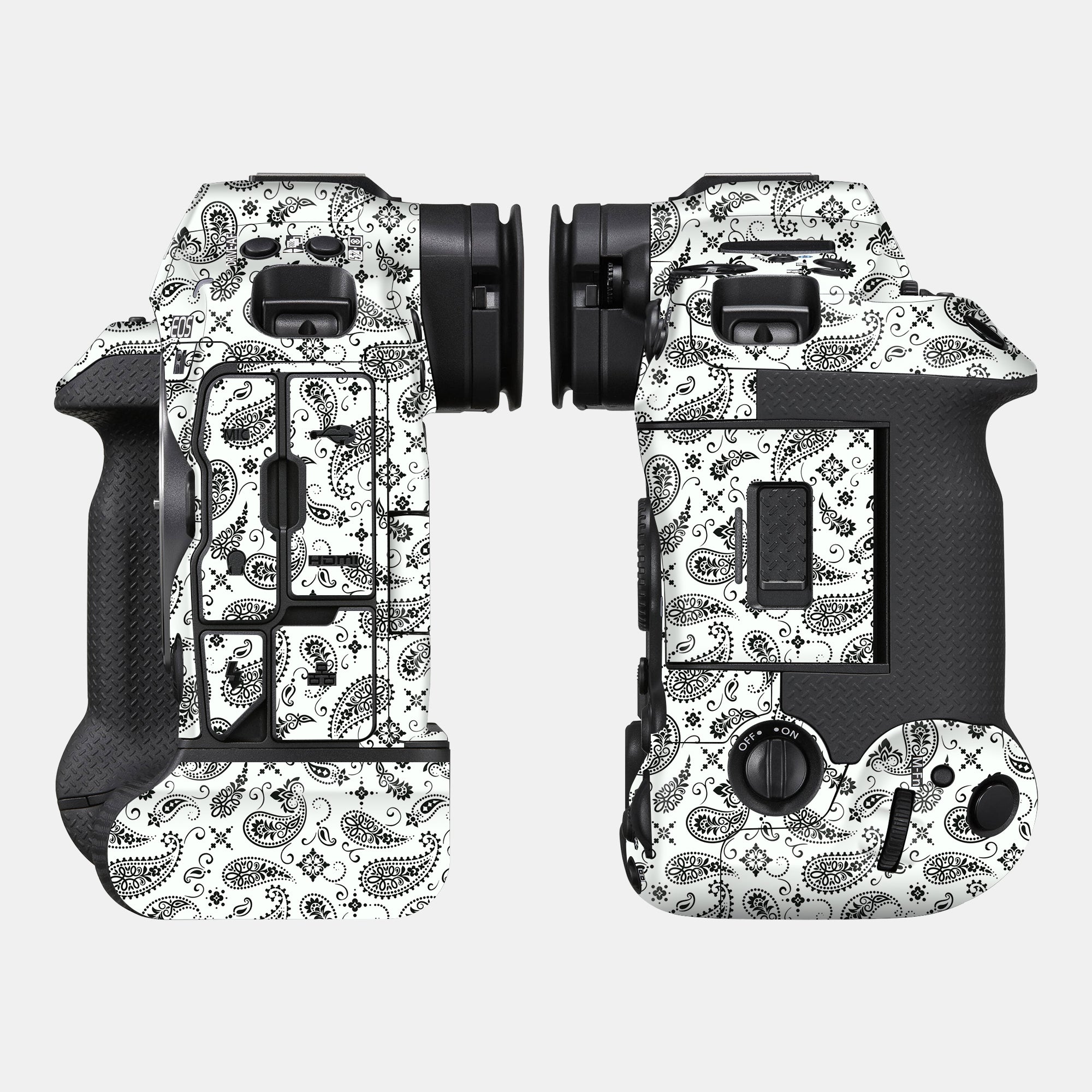 White Paisley Full Body