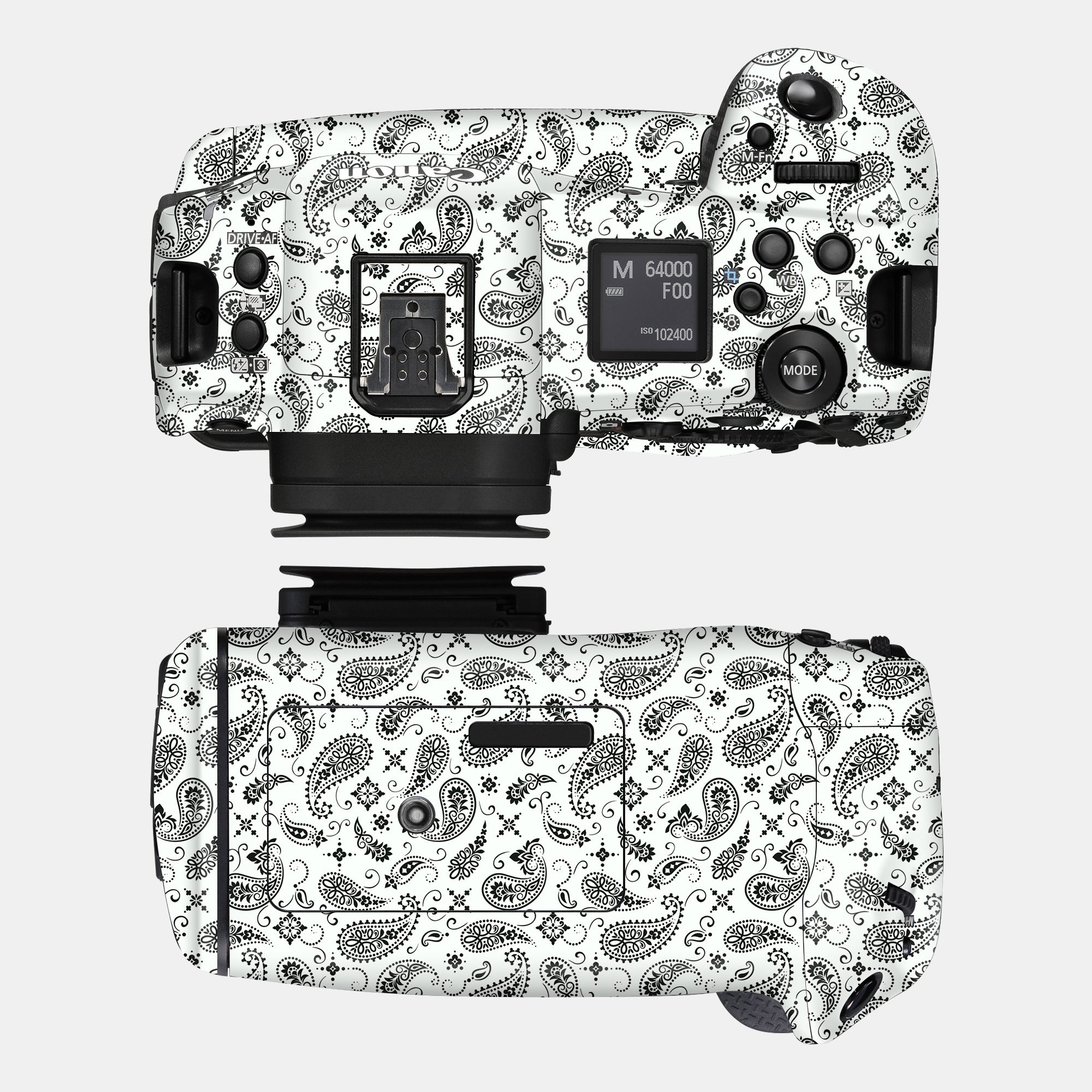 White Paisley Full Body