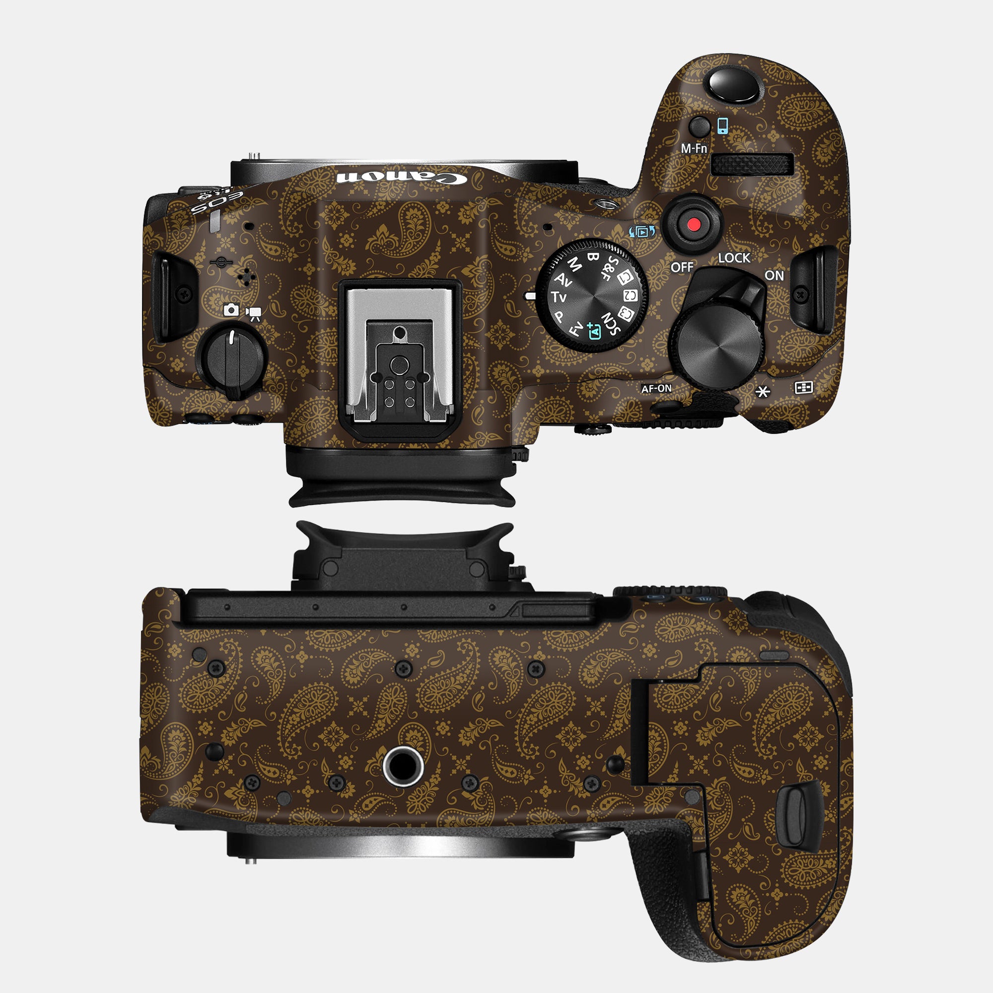 Brown Paisley Full Body
