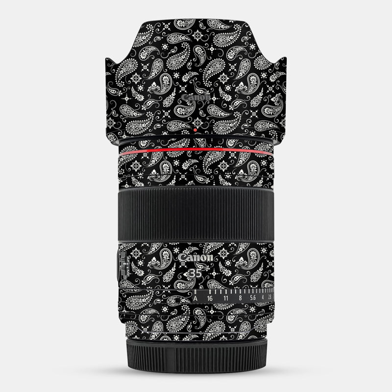 Black Paisley Full Body