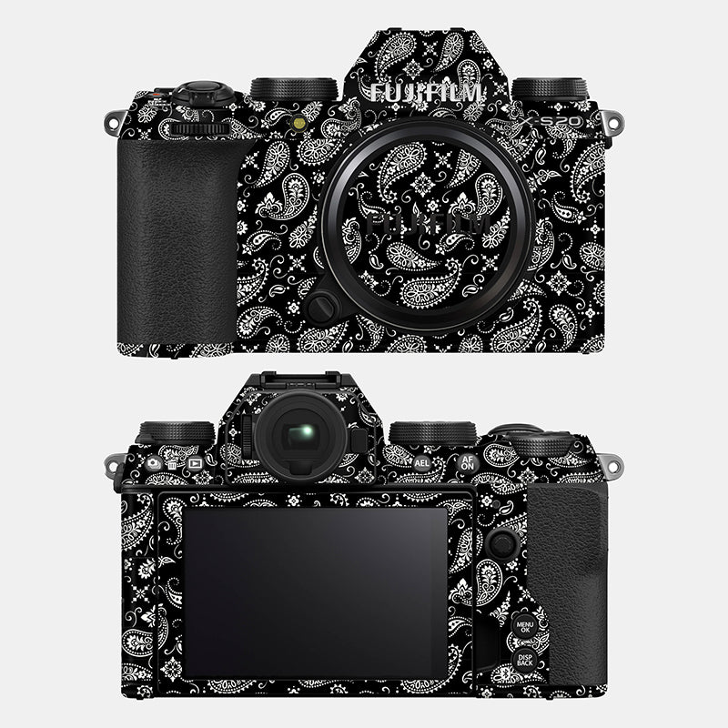 Black Paisley Full Body