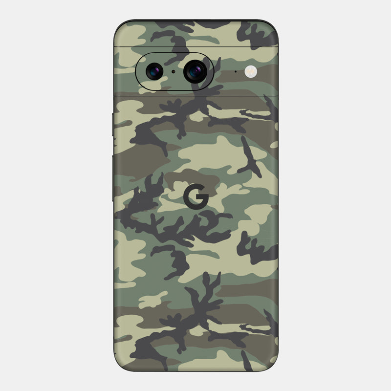 Forest Camo Glass Back