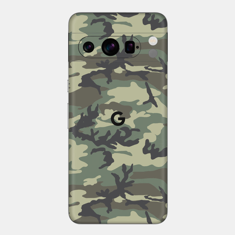 Forest Camo Glass Back