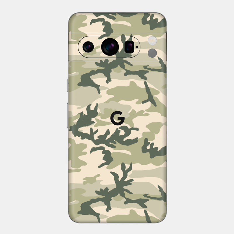 Military Camo Glass Back