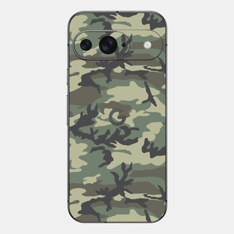 Forest Camo Glass Back