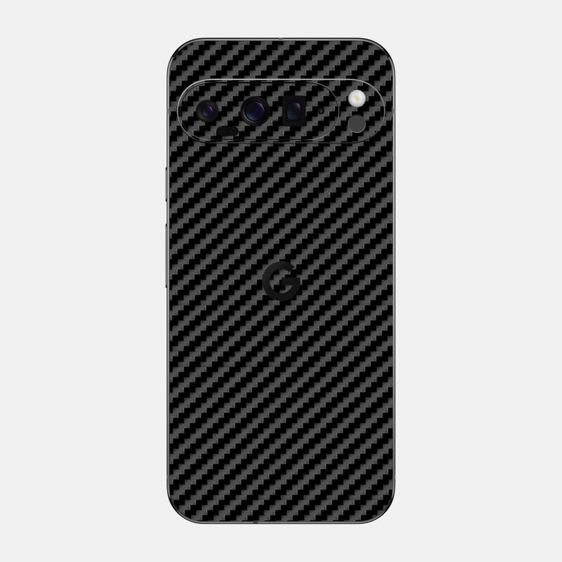 Carbon Fibre Black Glass Back