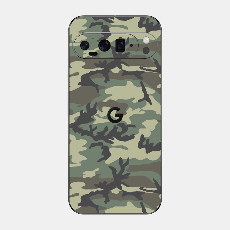 Forest Camo Glass Back