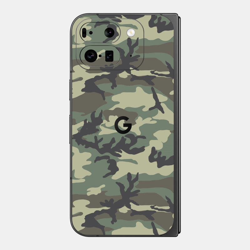 Forest Camo Glass Back