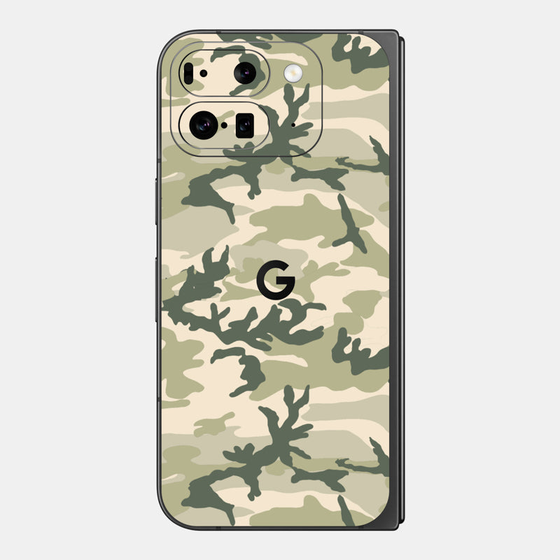 Military Camo Glass Back