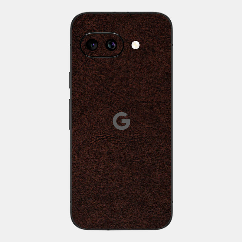 Brown Leather Glass Back