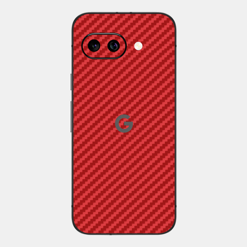 Carbon Fibre Red Glass Back