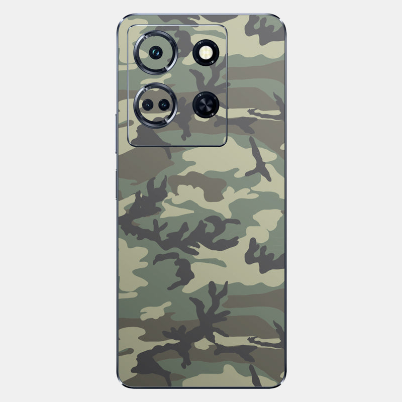 Forest Camo Glass Back