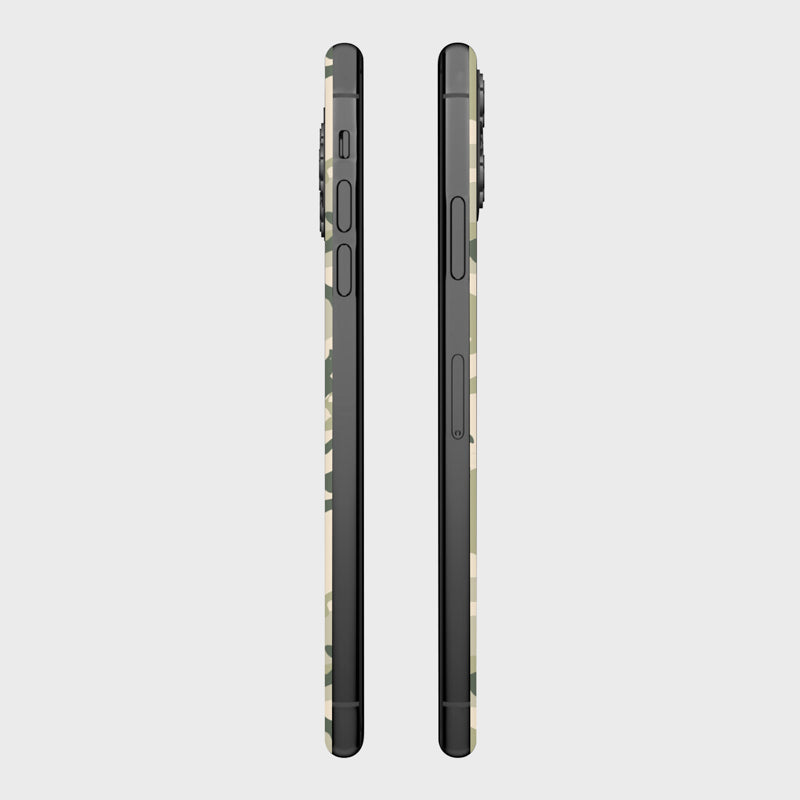 Military Camo Glass Back
