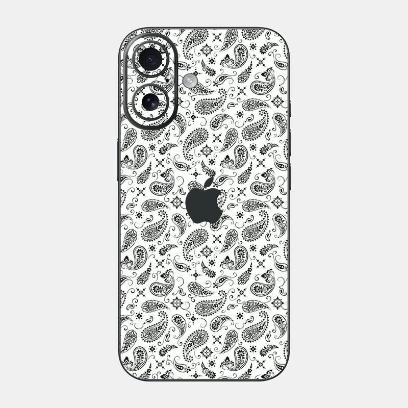 White Paisley Full Body