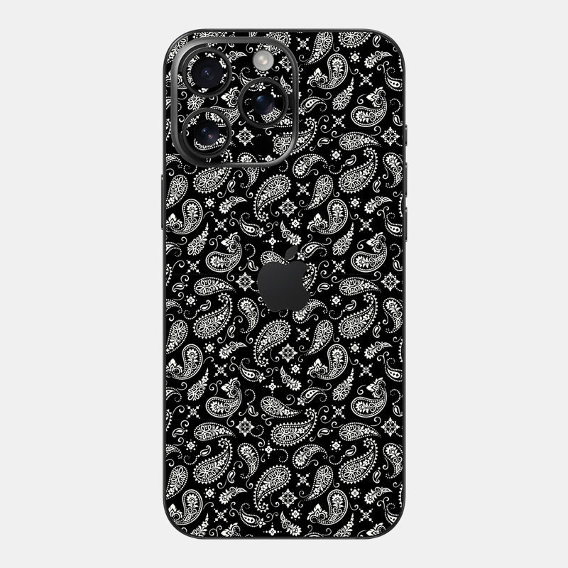 Black Paisley Full Body