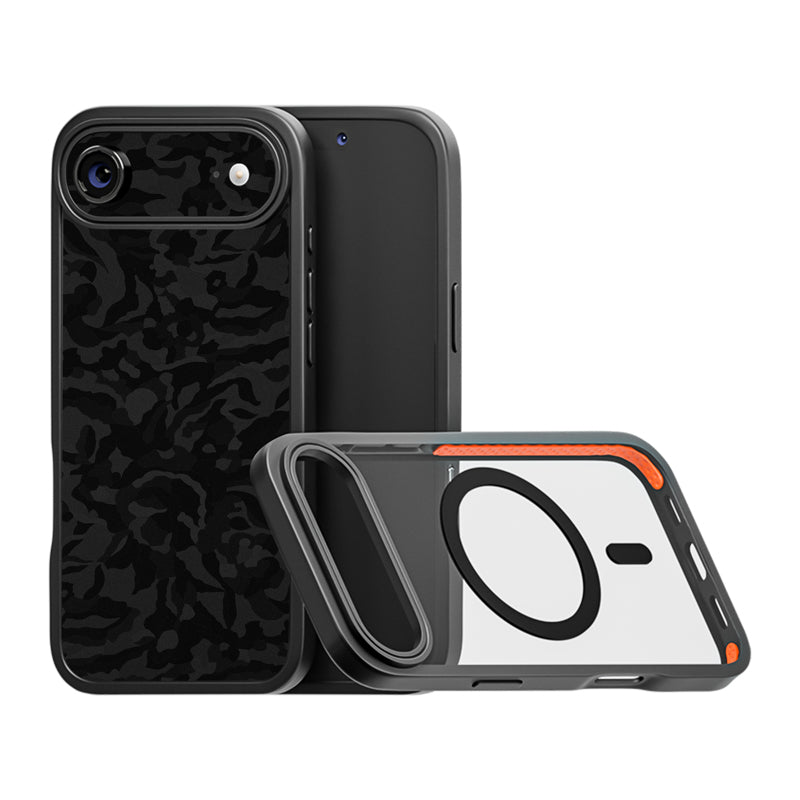 iPhoneアクセサリー Impact case MagSafe iPhone17 Matte Black Apple iPhone 17 Pro Silicone Case with MagSafe – Black