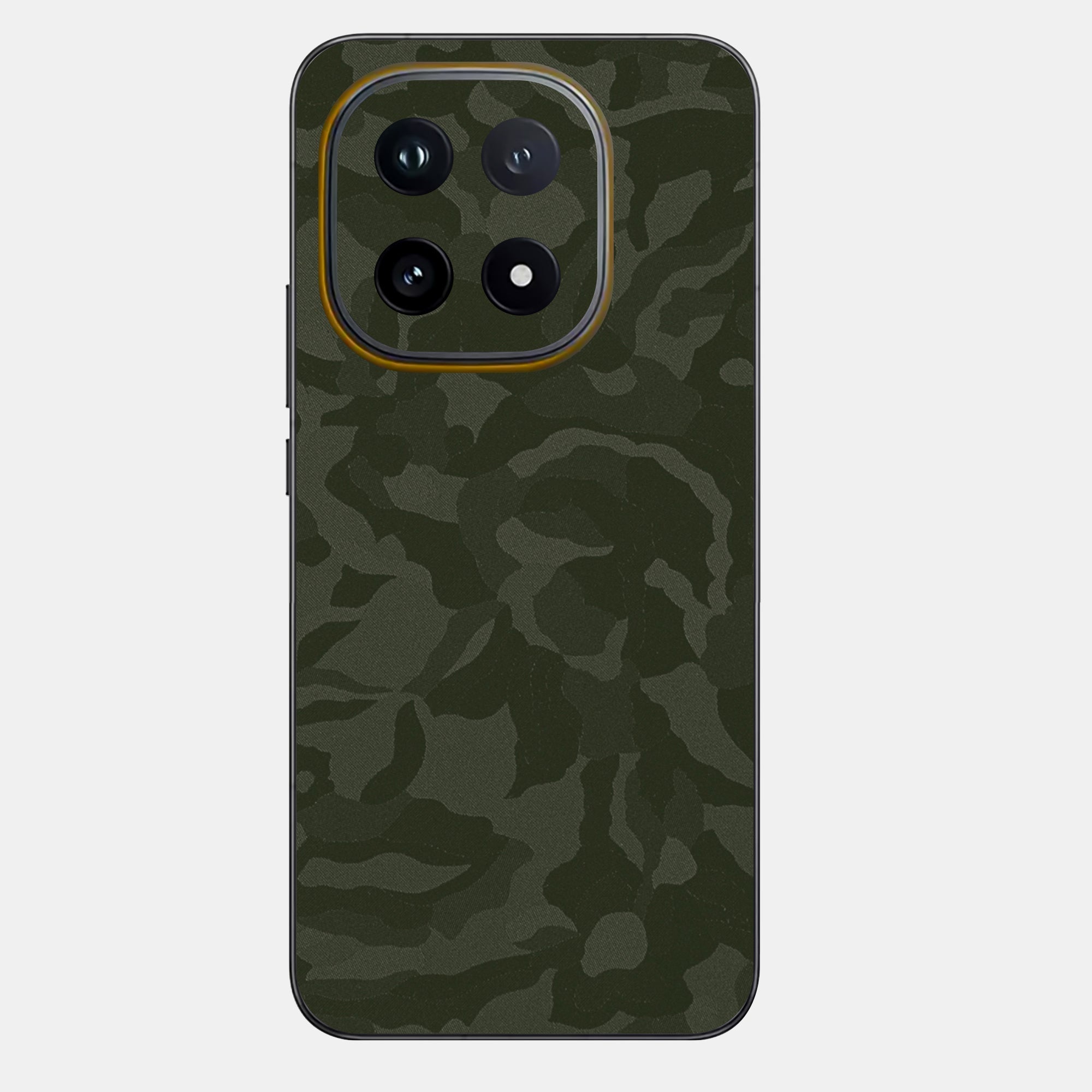 Green Camo Glass Back