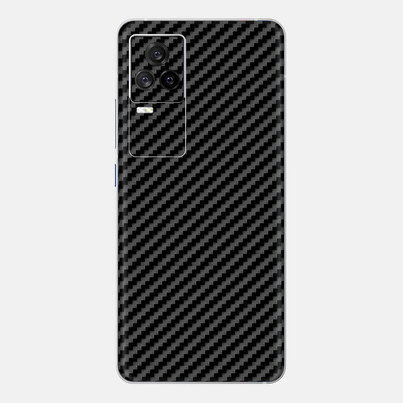 Carbon Fibre Black Glass Back