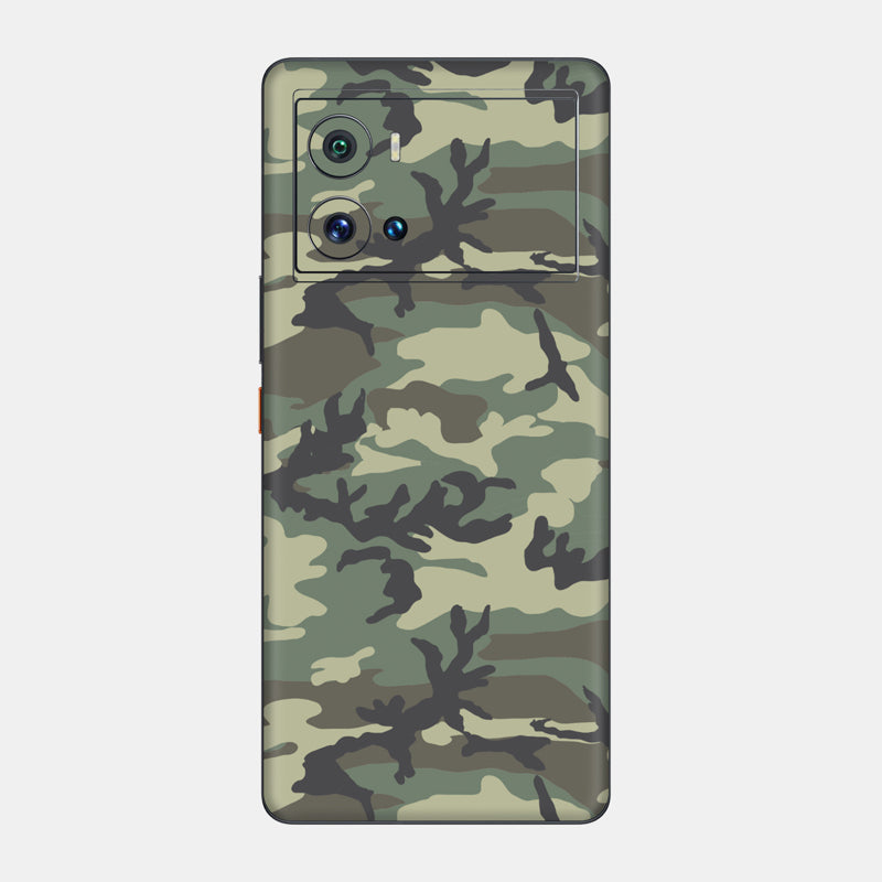 Forest Camo Glass Back