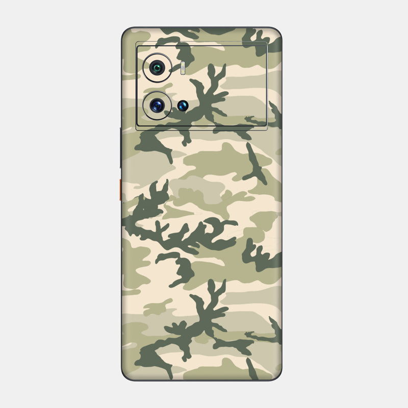 Military Camo Glass Back