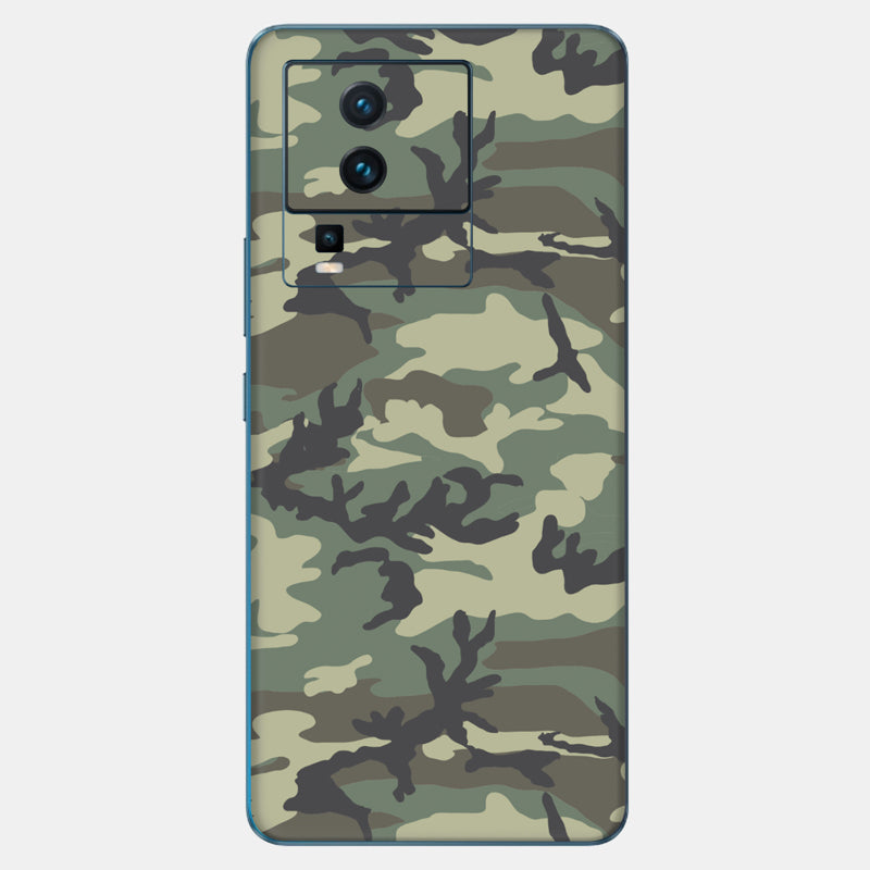 Forest Camo Glass Back