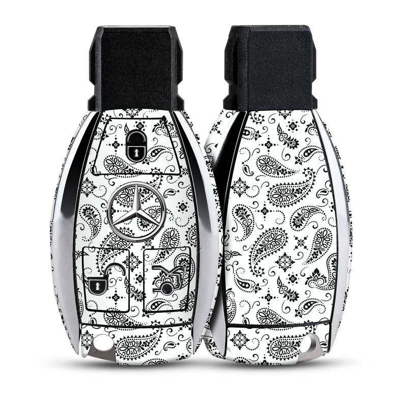 White Paisley Key-1