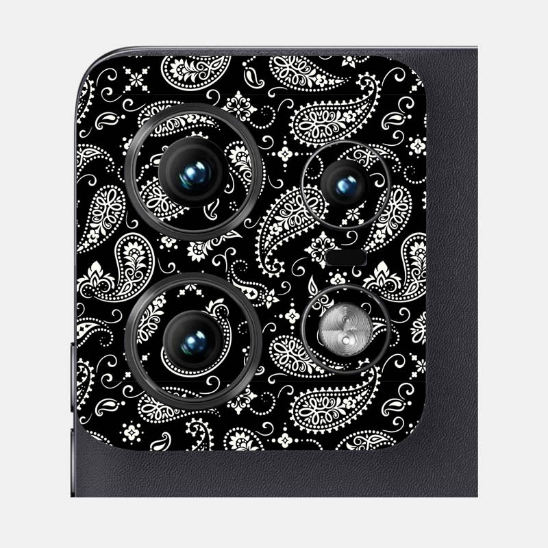 Black Paisley Pack of 2