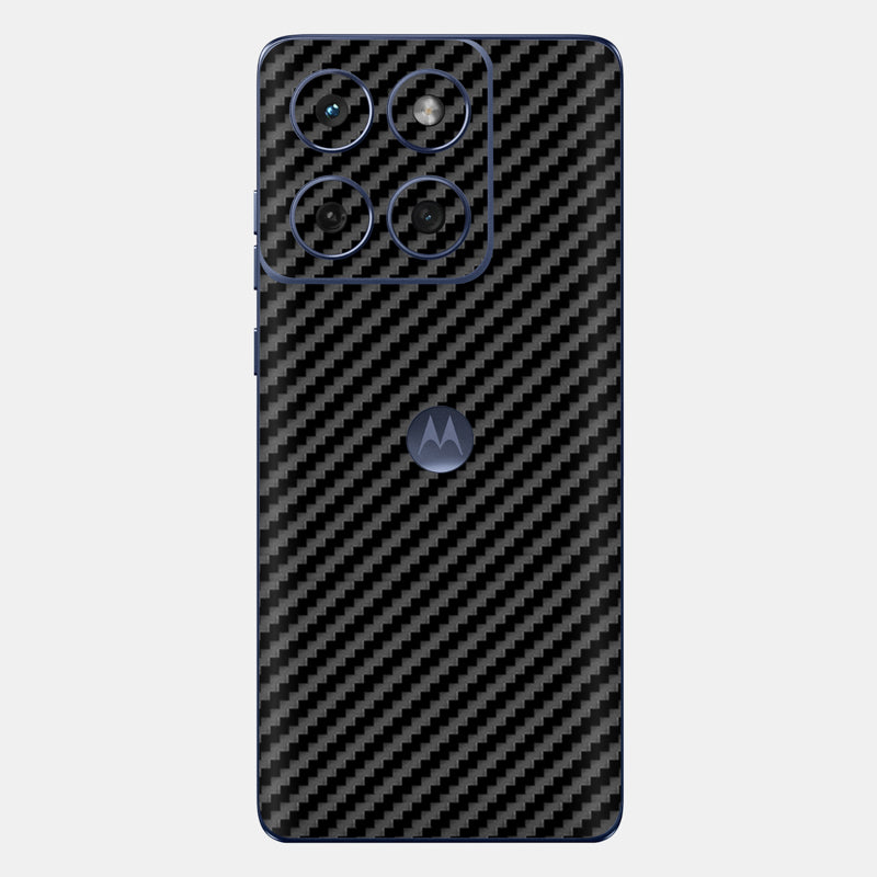 Carbon Fibre Black Glass Back