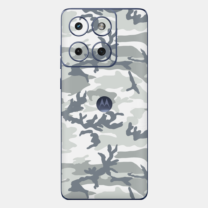 Snow Camo Glass Back