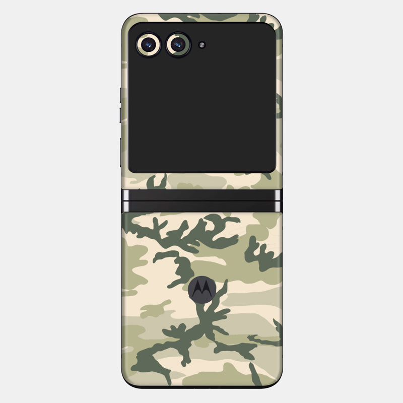 Military Camo Glass Back