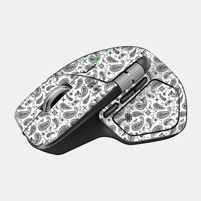 White Paisley Full Body