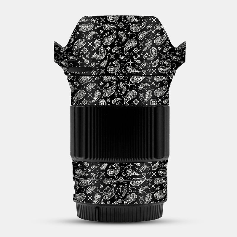 Black Paisley Full Body