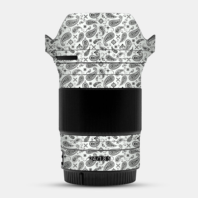 White Paisley Full Body