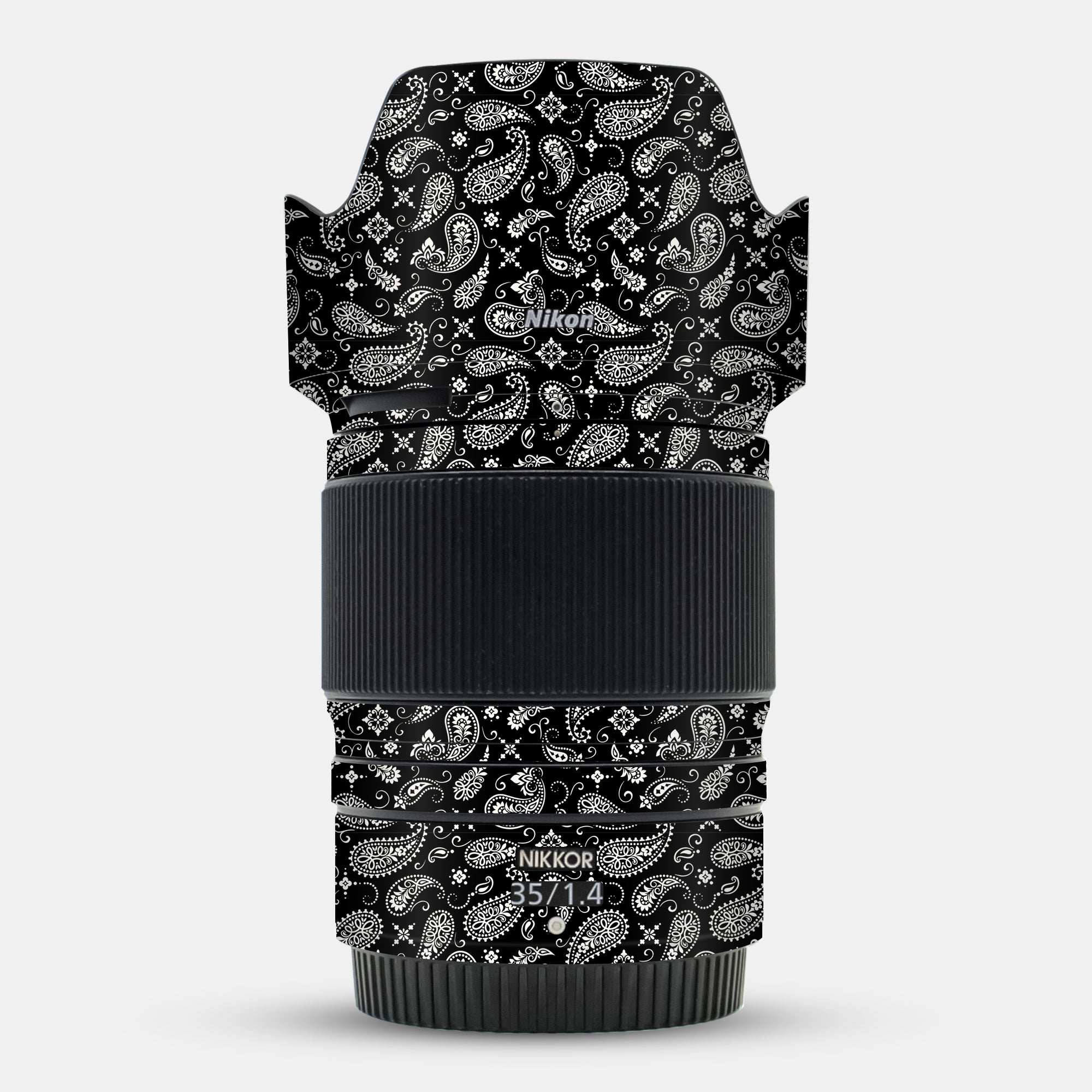 Black Paisley Full Body