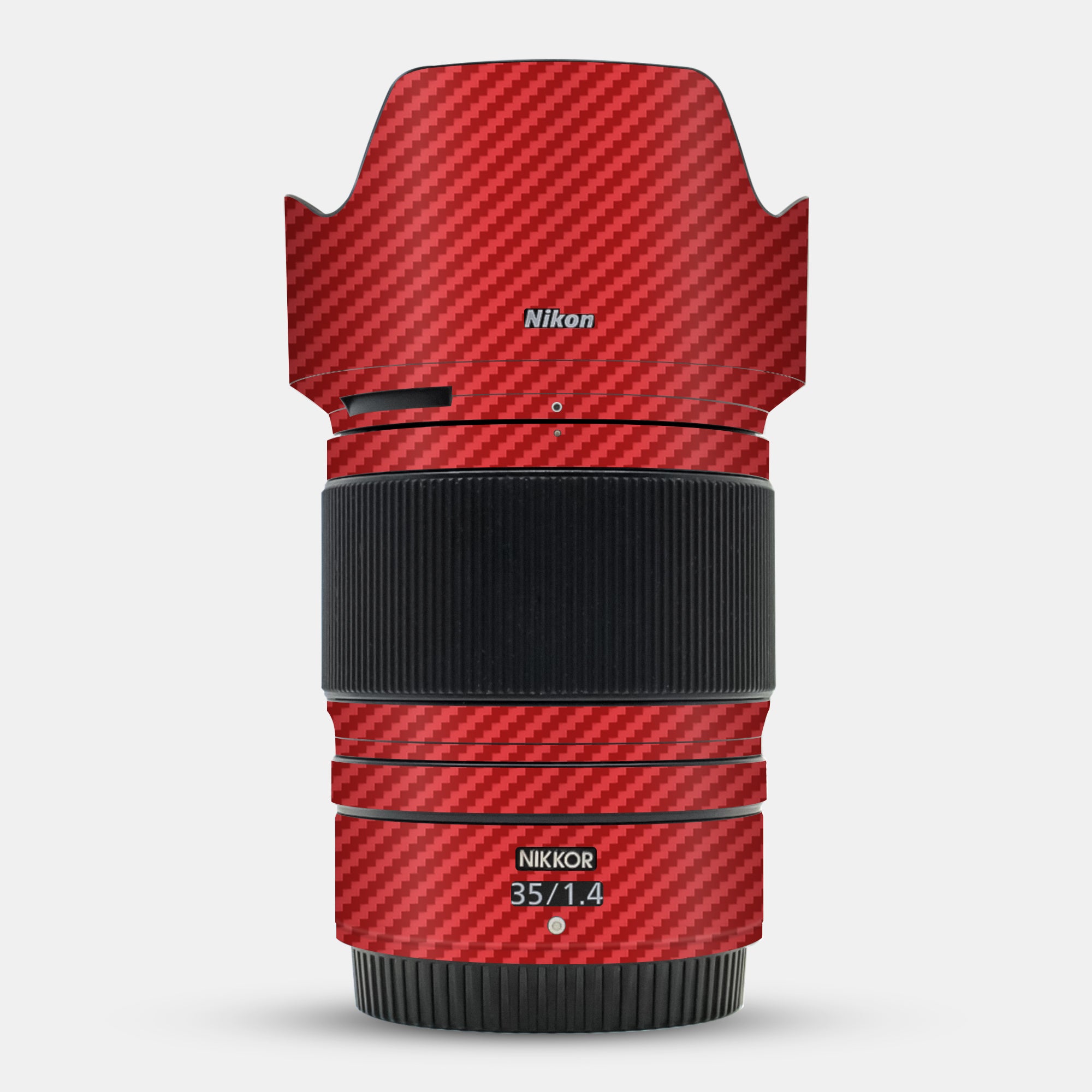 Carbon Fibre Red Full Body
