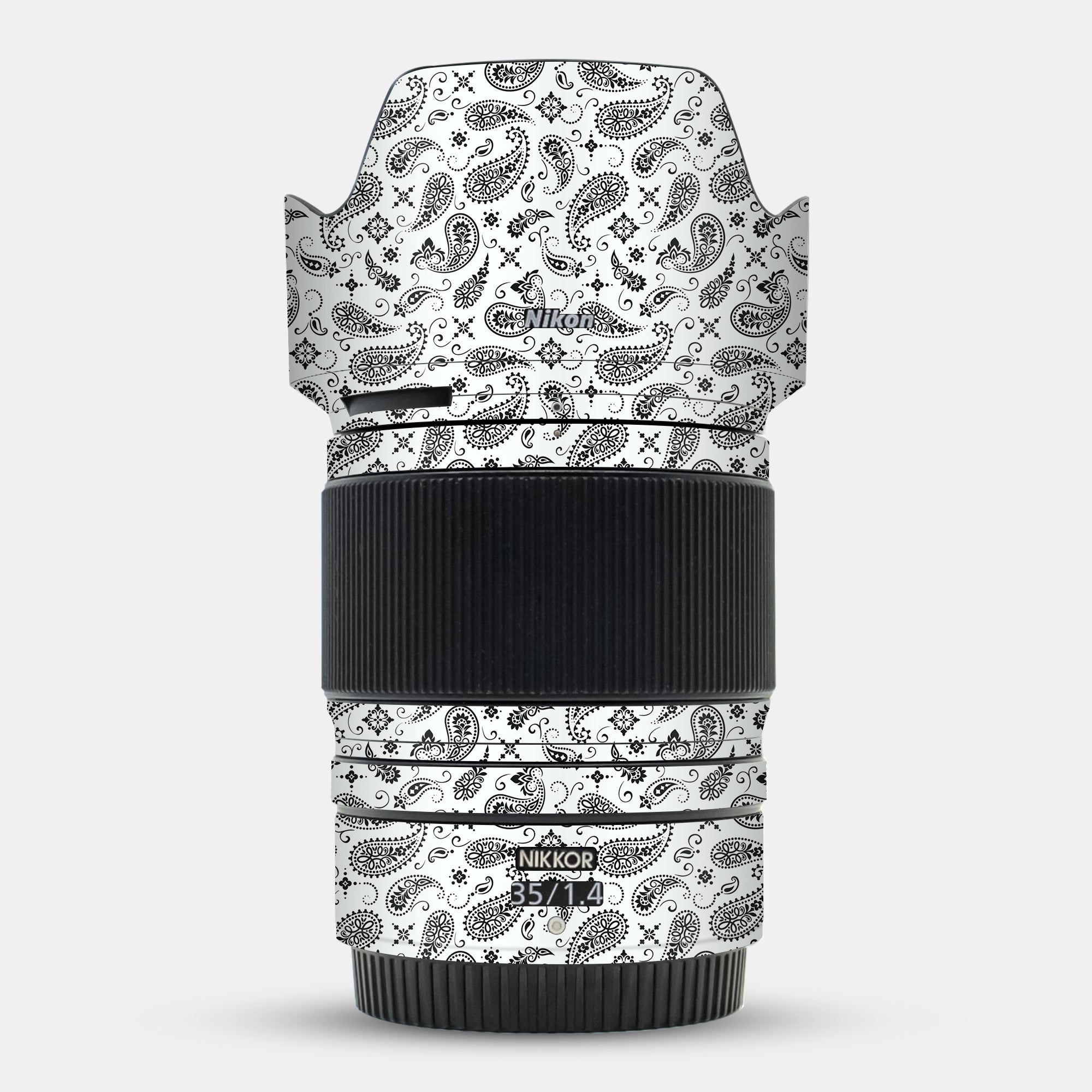 White Paisley Full Body