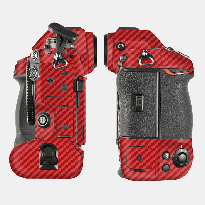 Carbon Fibre Red Full Body