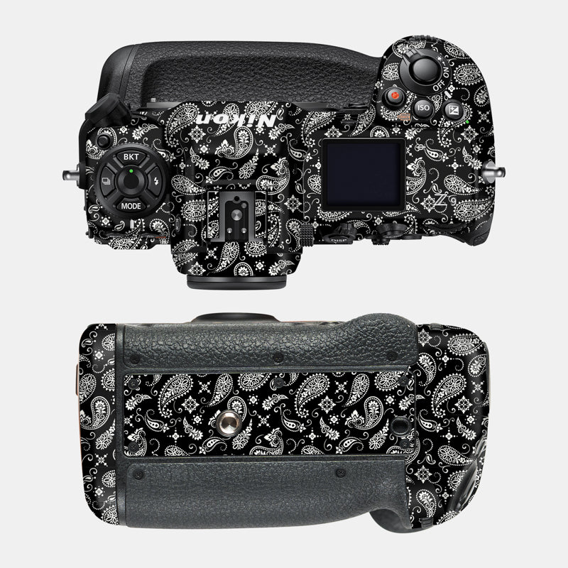 Black Paisley Full Body