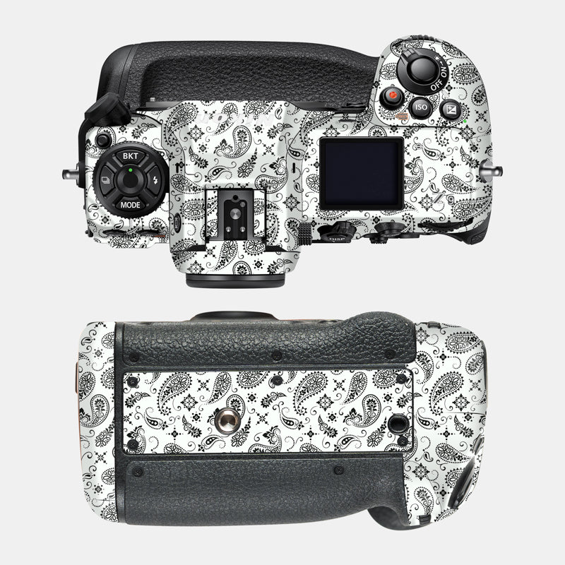 White Paisley Full Body