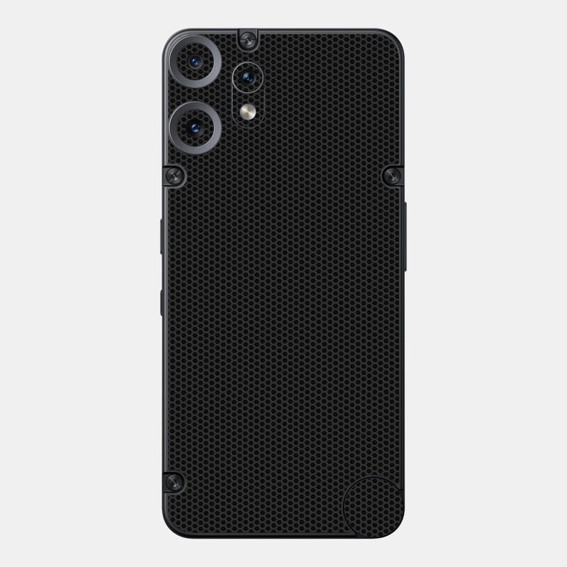 Black Matrix Glass Back