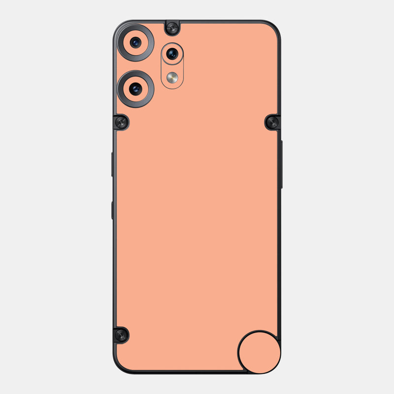 Peach Glass Back