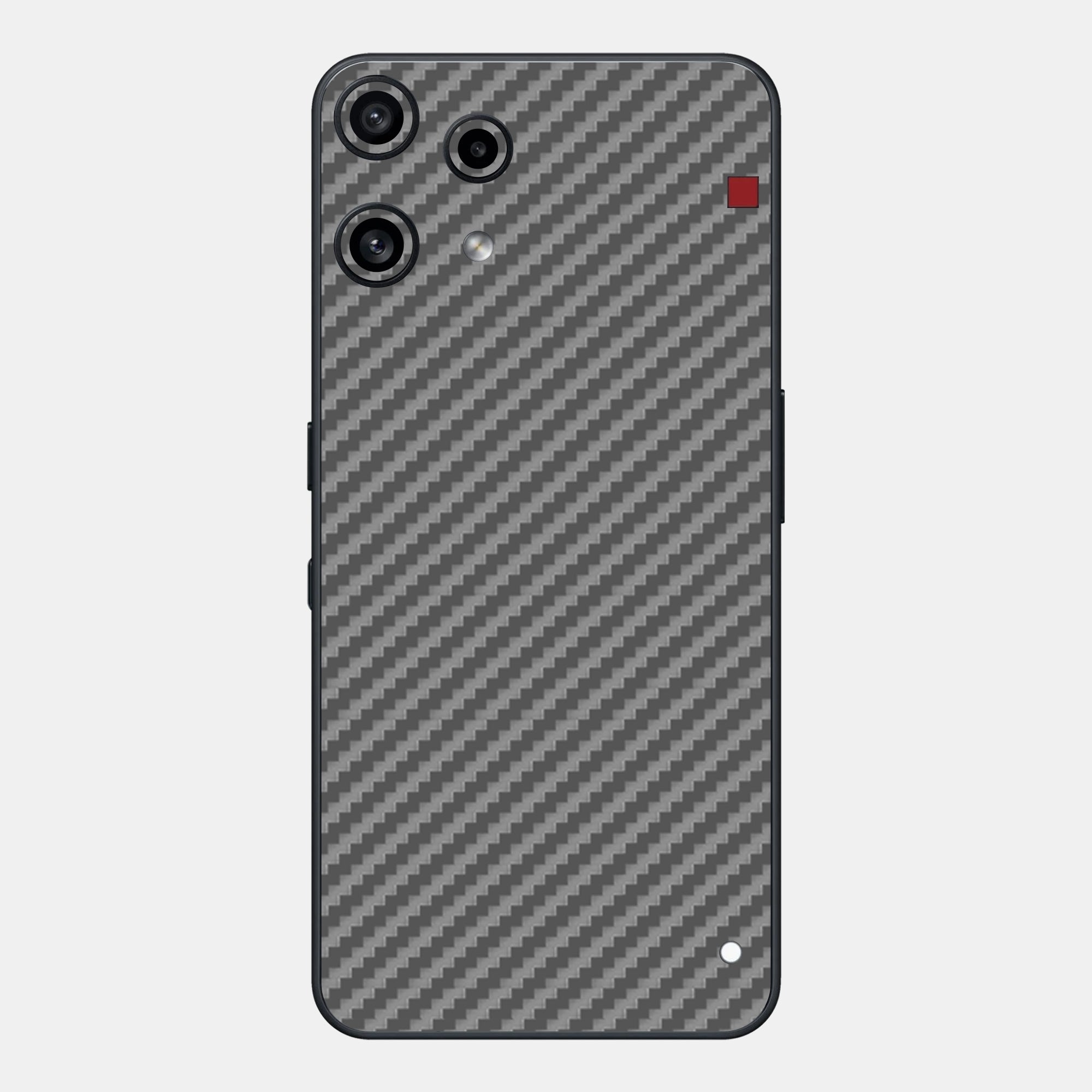 Carbon Fibre Grey Glass Back