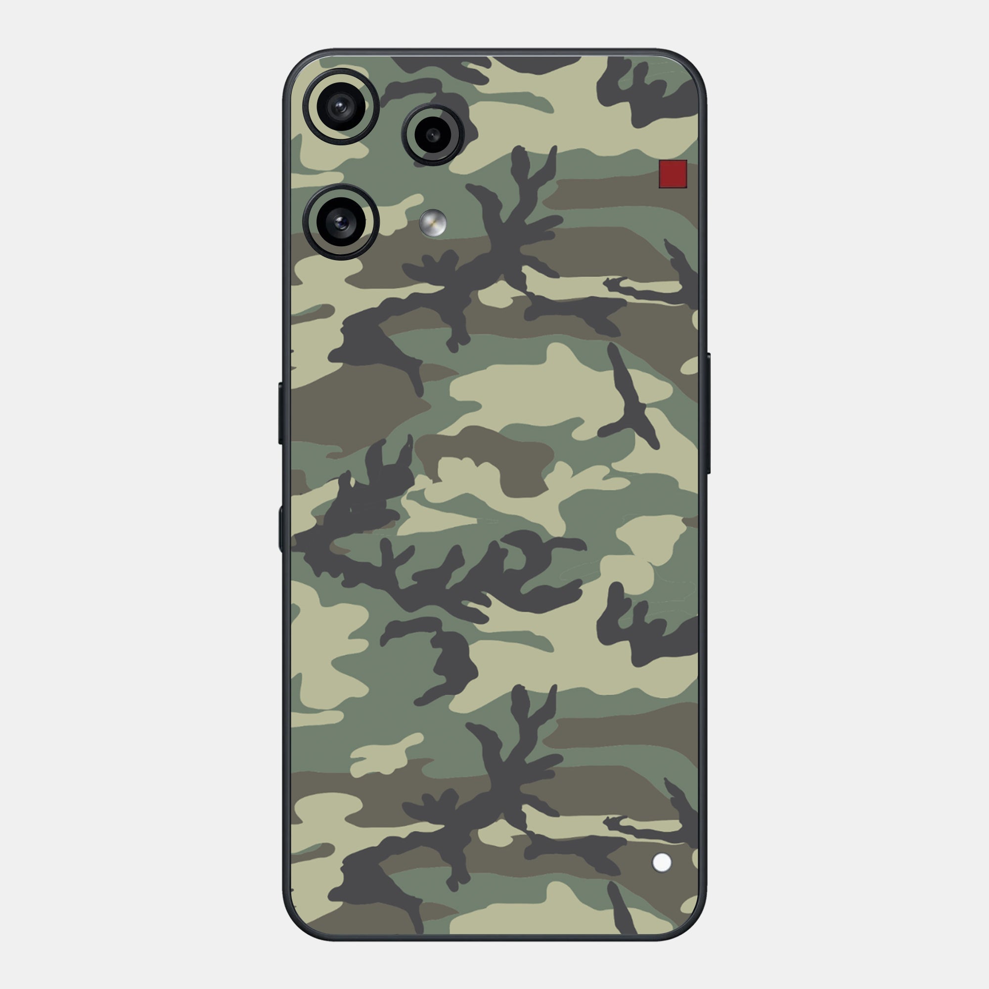 Forest Camo Glass Back