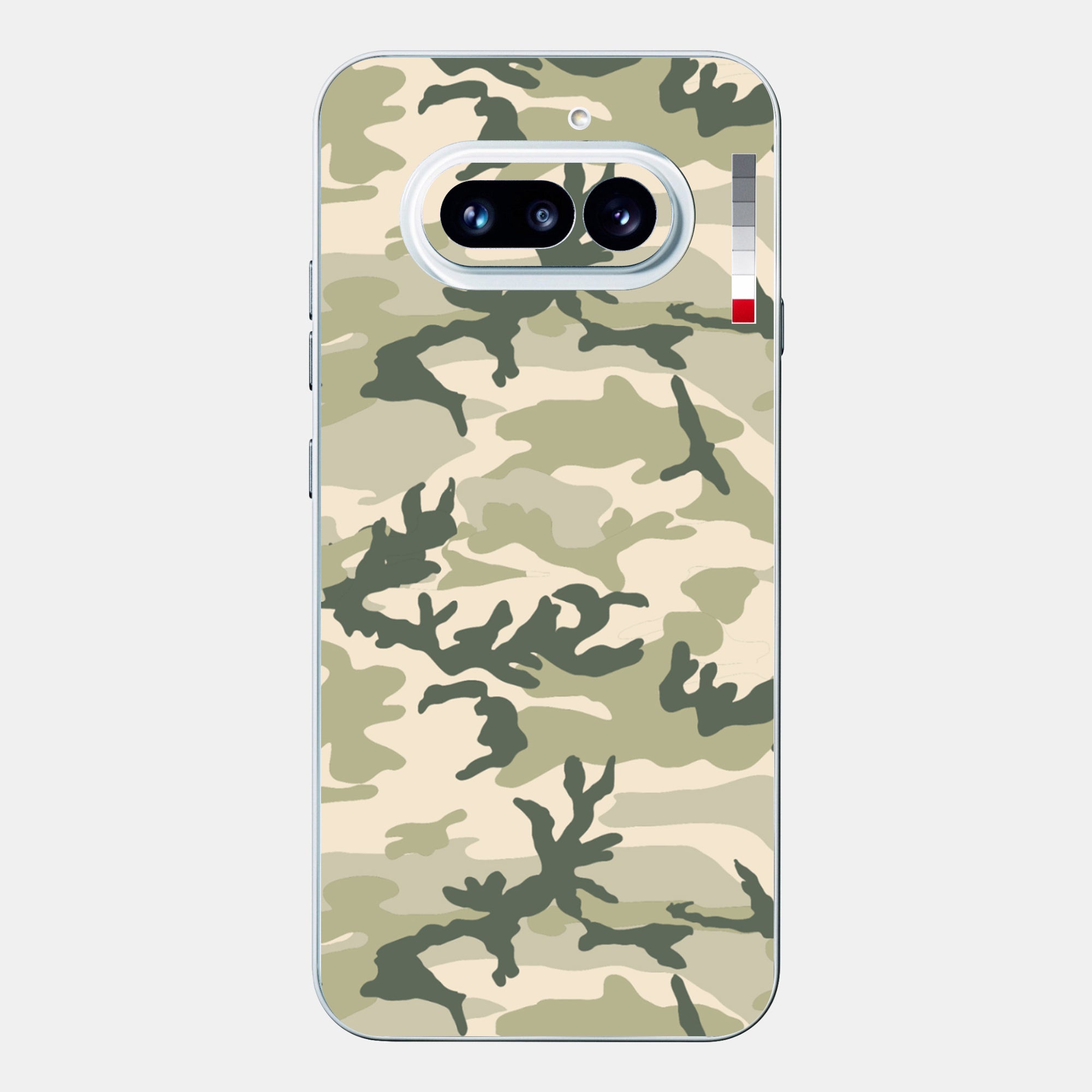 Military Camo Glass Back