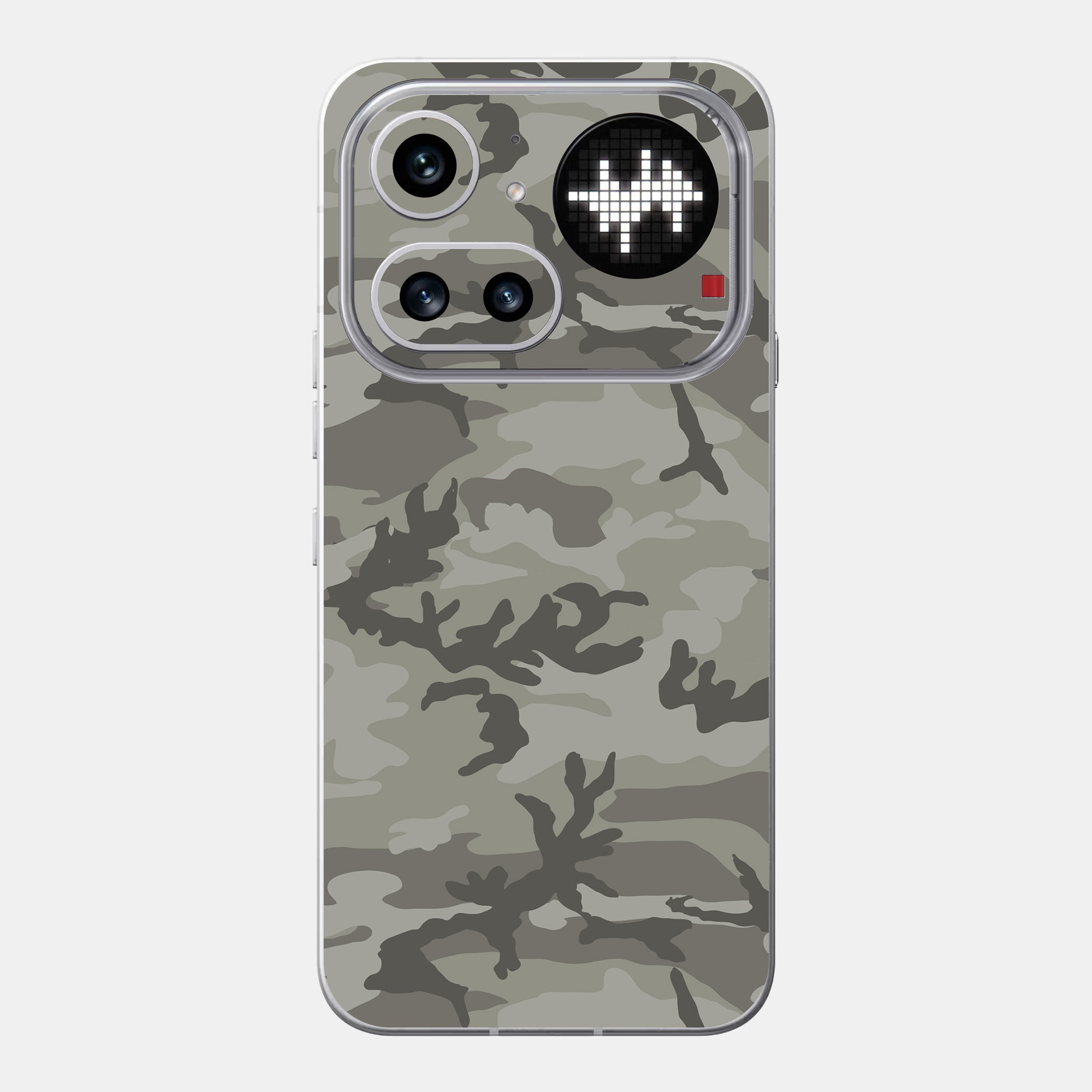 Dessert Camo Glass Back