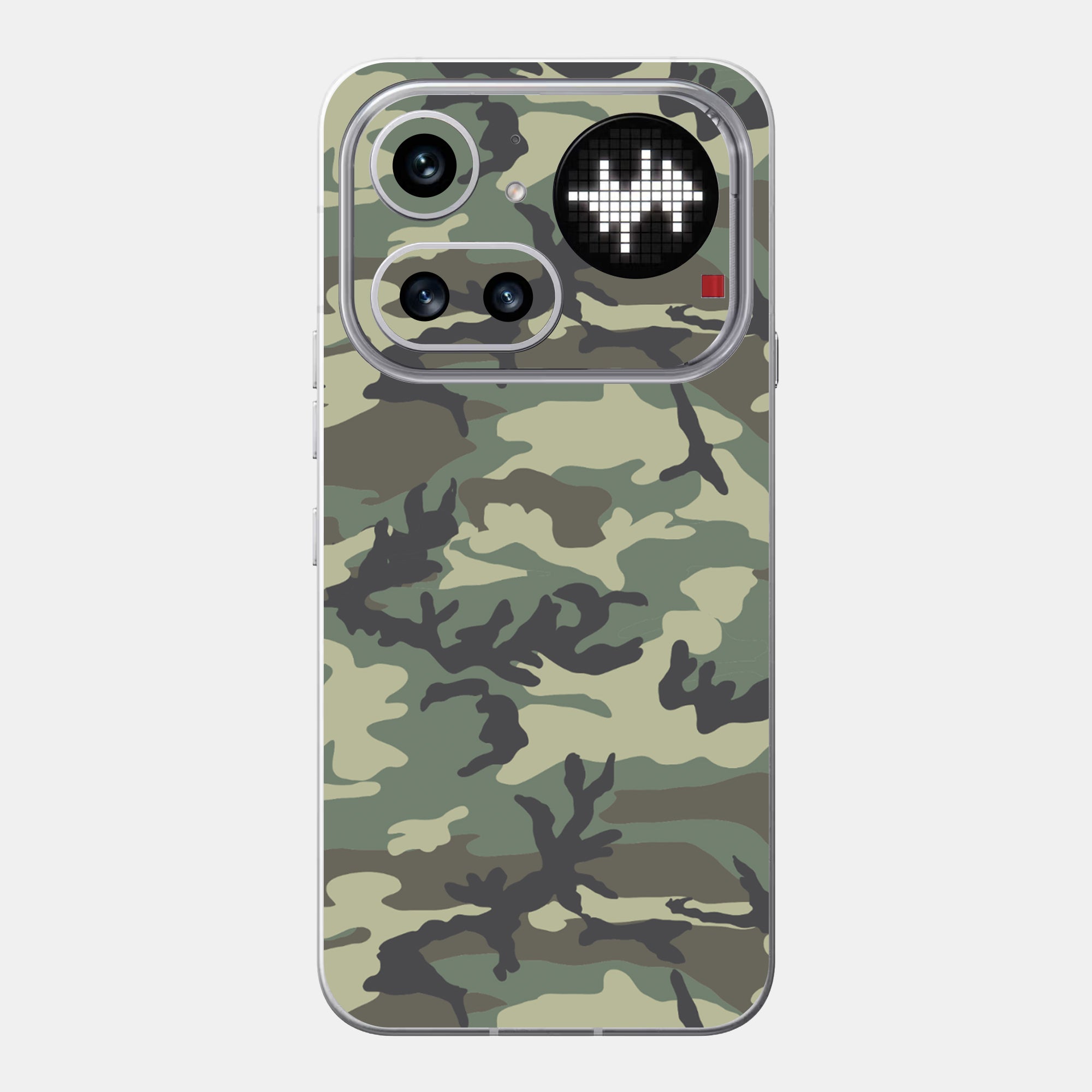 Forest Camo Glass Back